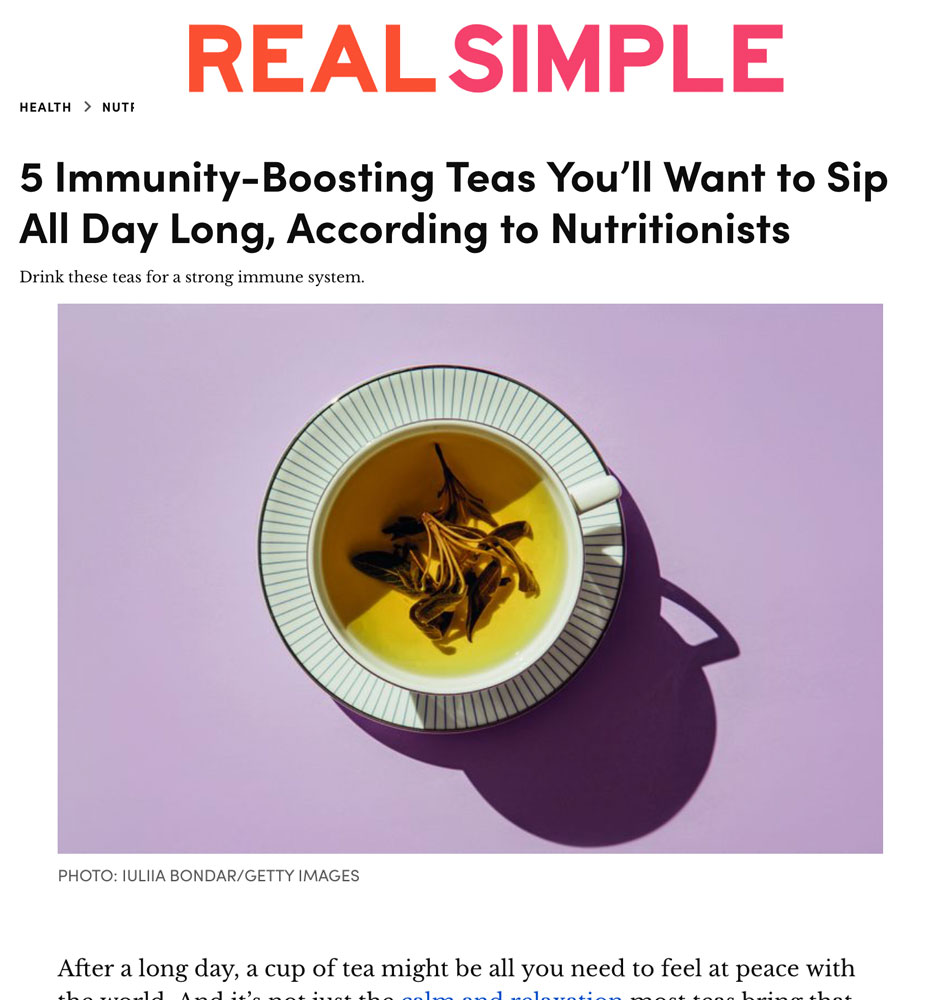 Real Simple – 5 Immunity-Boosting Teas You’ll Want to Sip All Day Long ...